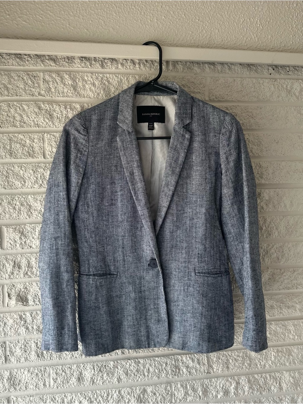 Banana Republic Navy Heathered Blazer - Women’s